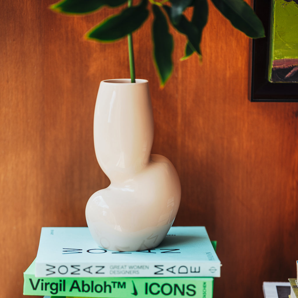 Ceramic Vase Organic in Cream by HKliving