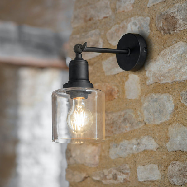 Hoxton cylinder wall light by Garden Trading