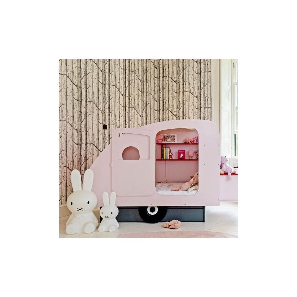 pink kids caravan tent bed by Mathy By Bols