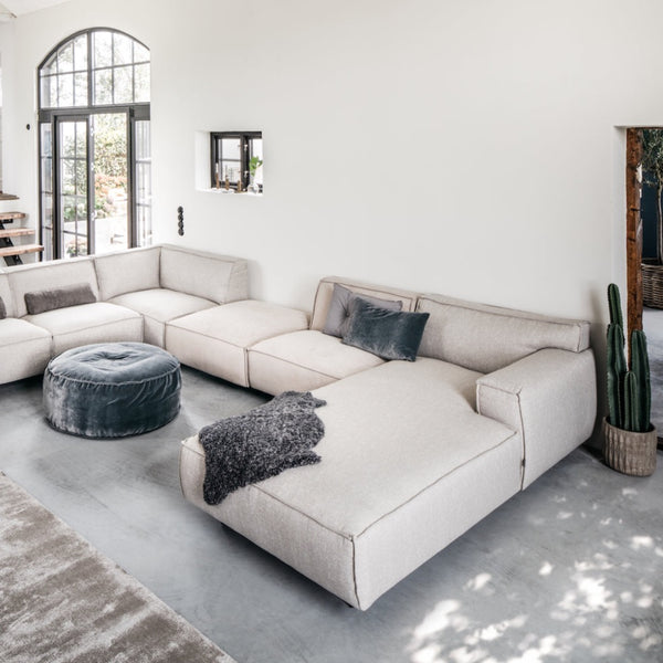 Vesta cream modular sofa by Furninova