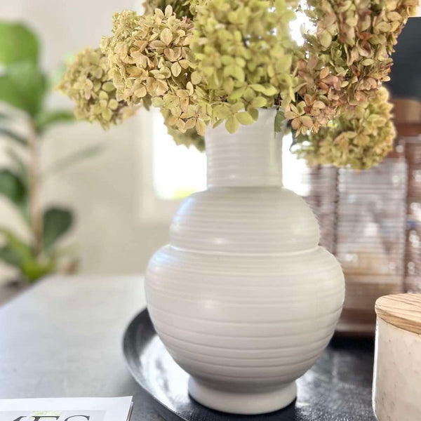 white ceramic vase Live by House Doctor