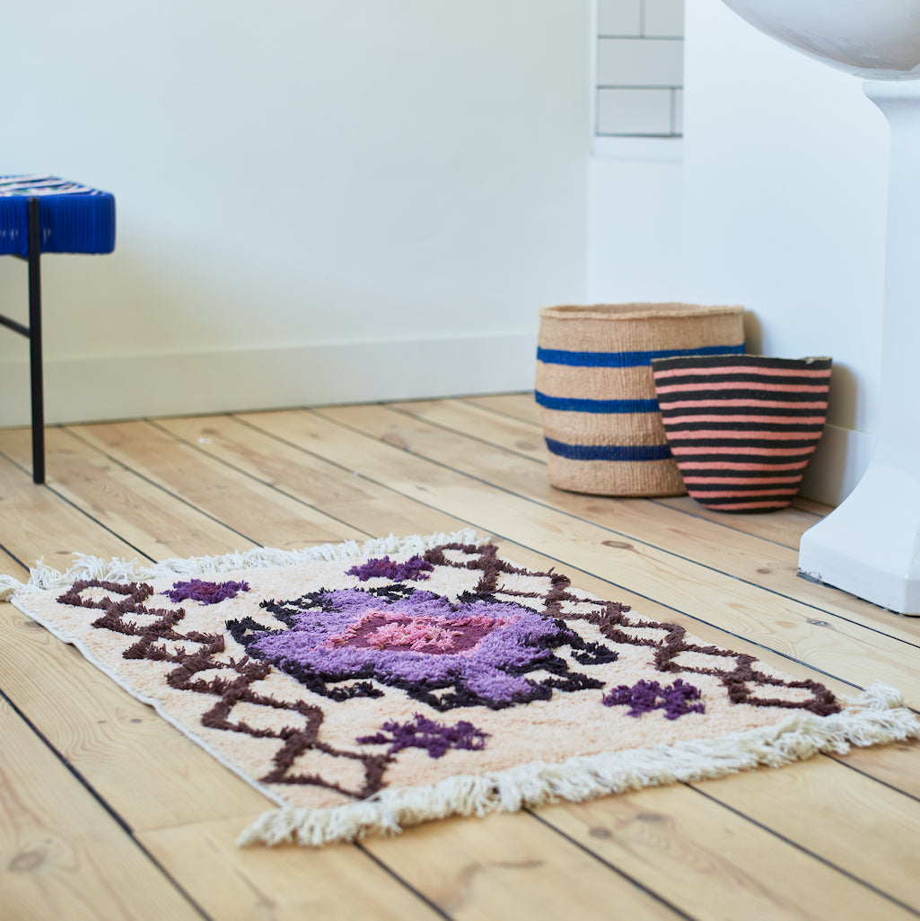 Bohemian bath mat by HKLIVING