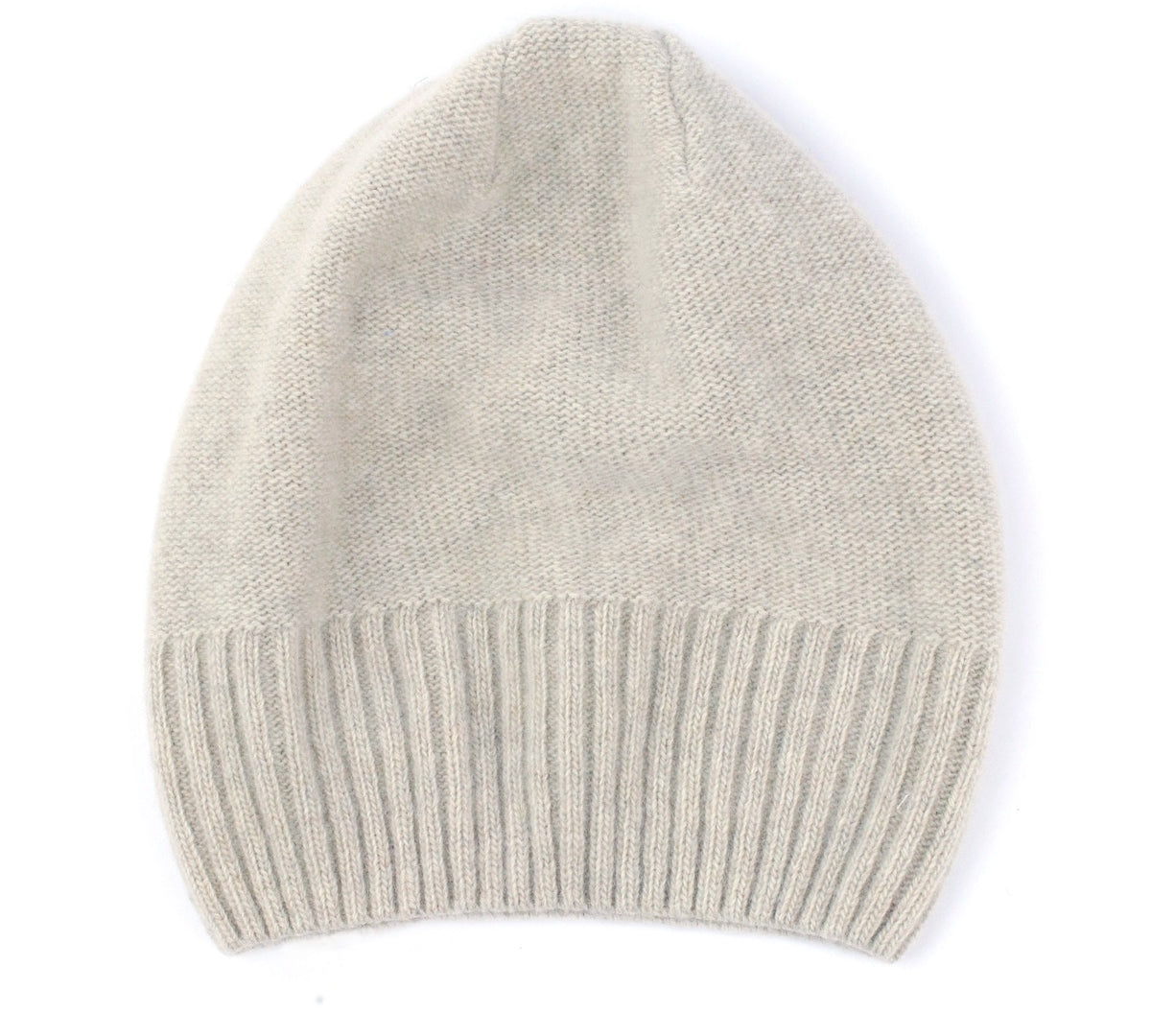 cashmere and wool blend beanie hat 