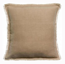 Beige Linen Cushion Laly