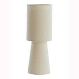 cream table lamp in fabric