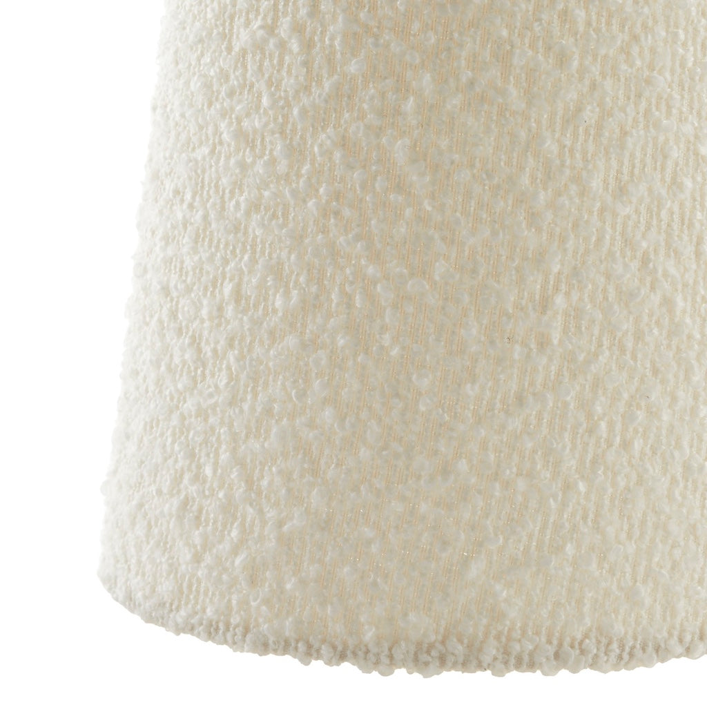 cream floor lamp in fabric