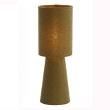 Boucle Fabric Lamp in Olive Green