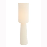 cream floor lamp in fabric