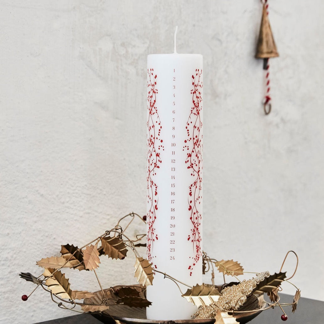 Christmas advent calendar candle by House Doctor