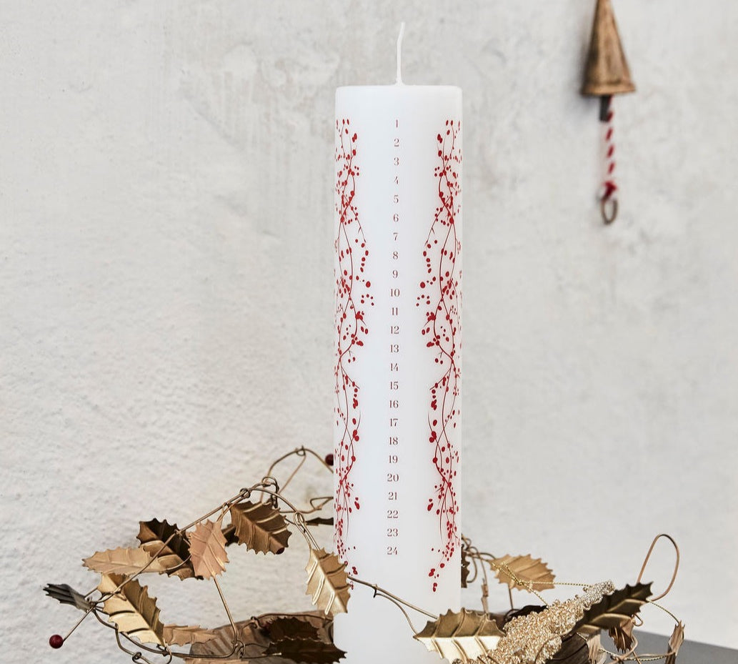 Christmas advent calendar candle by House Doctor