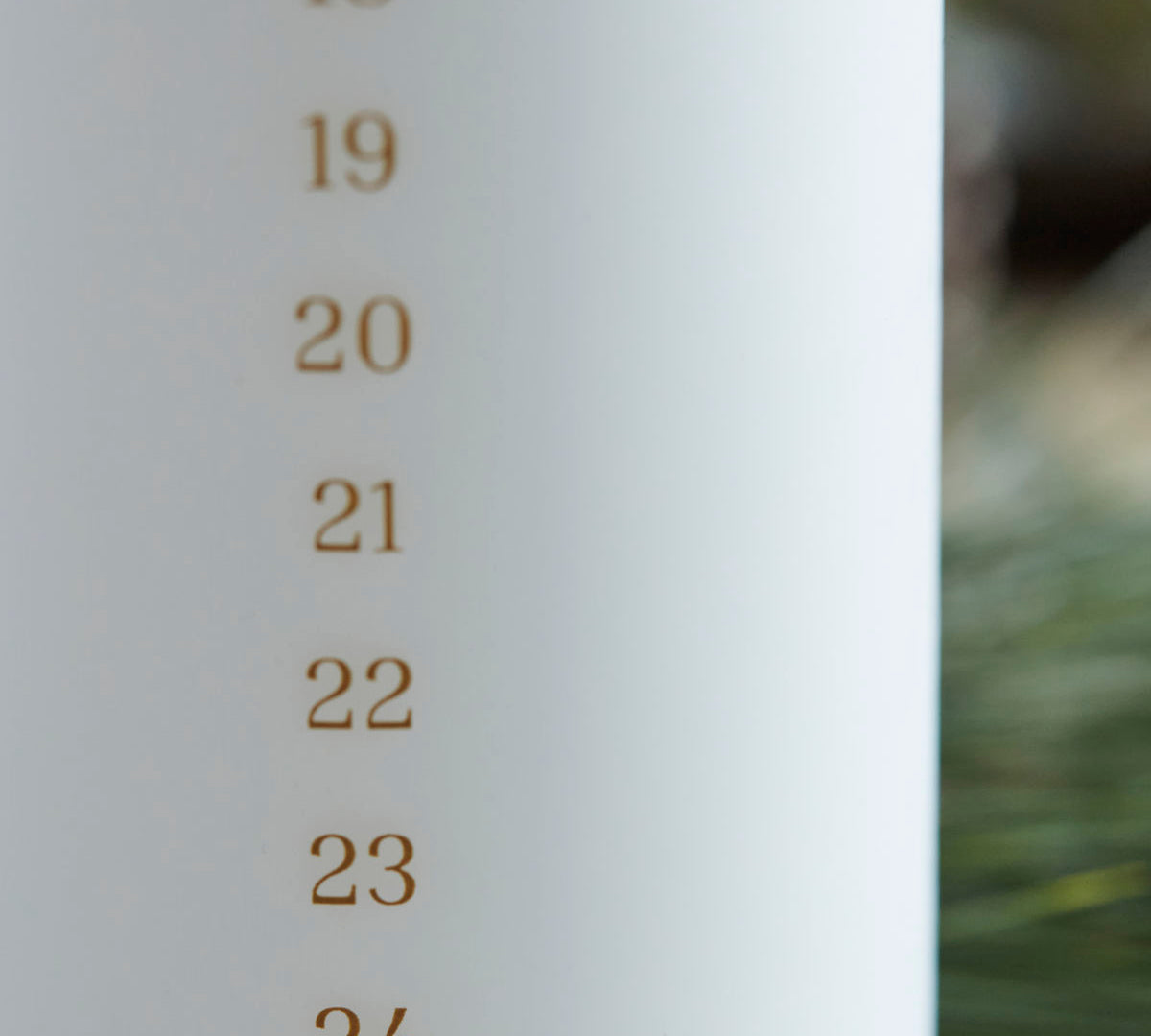 Christmas Advent candle