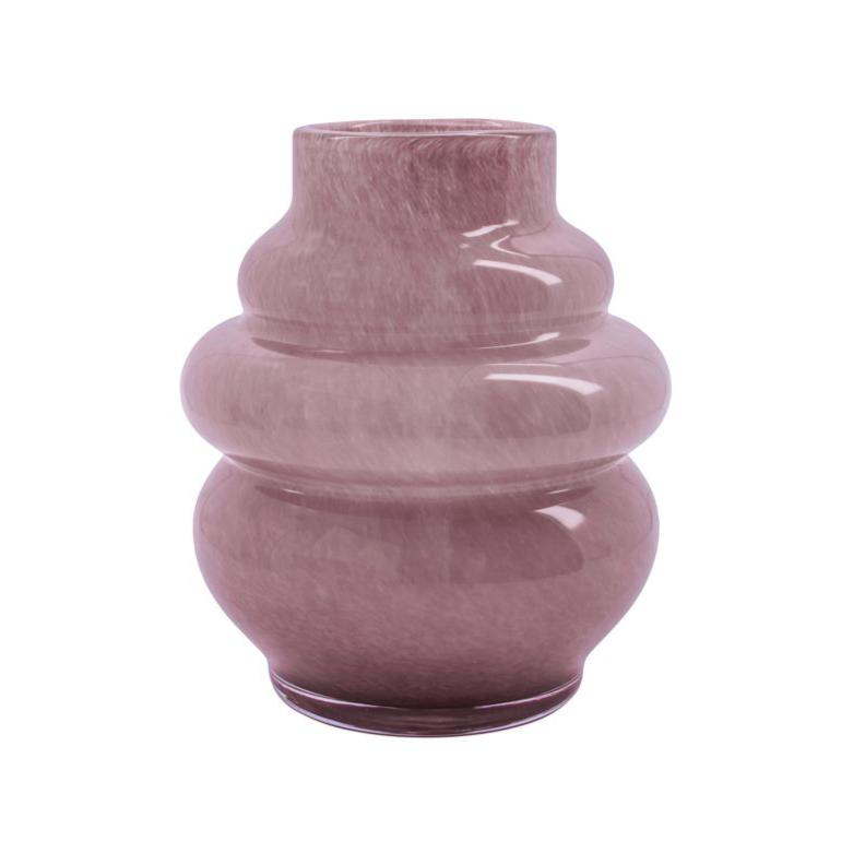 Pink glass vase by House Doctor 