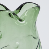 Fish shaped green glass vase by House Doctor