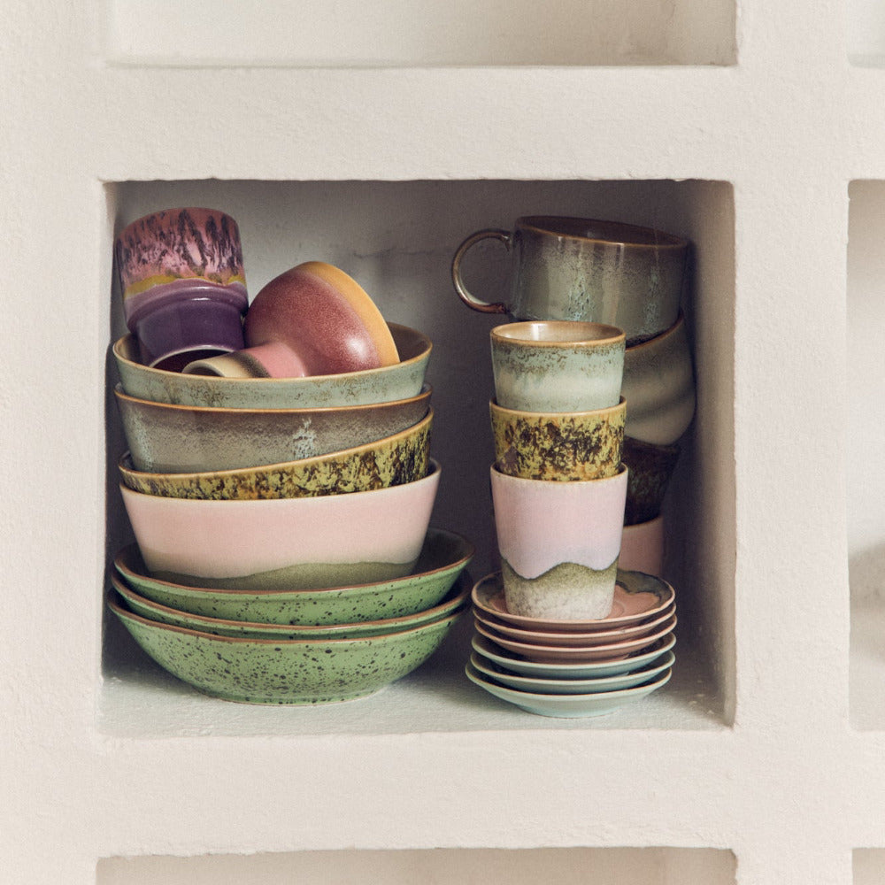 Set of 1970's Ceramic Mugs by HKliving