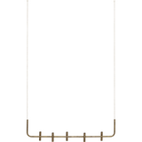 Hanging Candle Holder in a brass finish