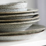 rustic grey plates House Doctor 