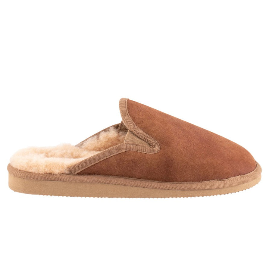 DAD SANDAL IN SILVER SHEEPSKIN main image 1
