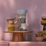 1970's ceramic mugs set Americano by HKliving 
