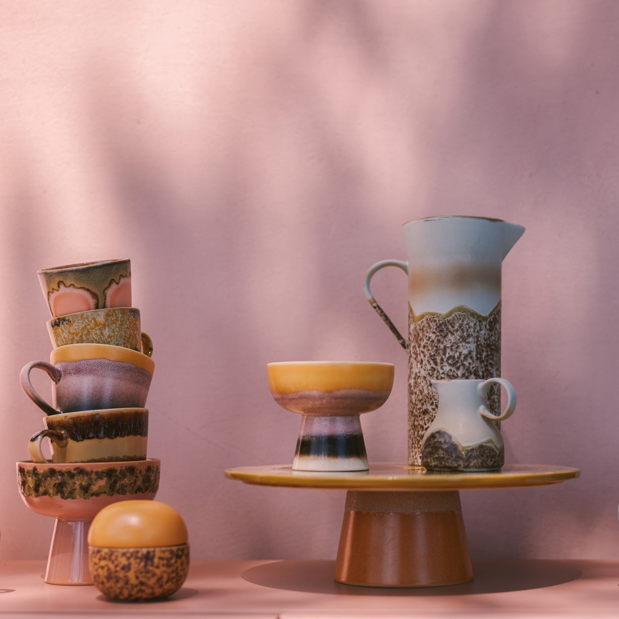 70's Ceramic Jug by HKLIVING