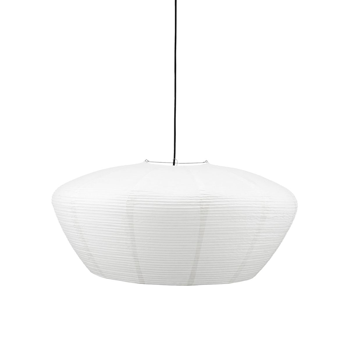 Large white rice paper lampshade by House Doctor 