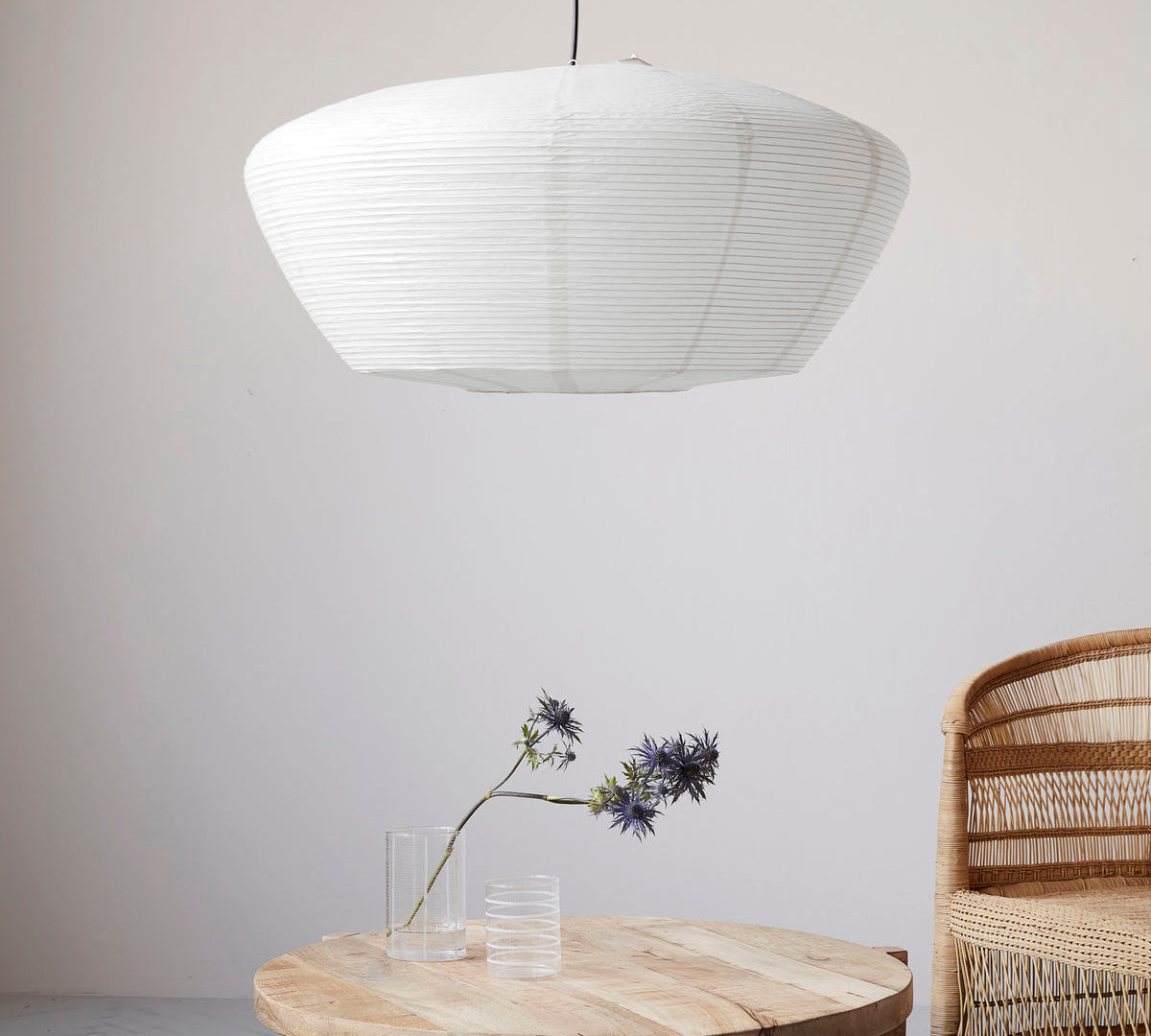 white paper lampshade Bidar by House Doctor 