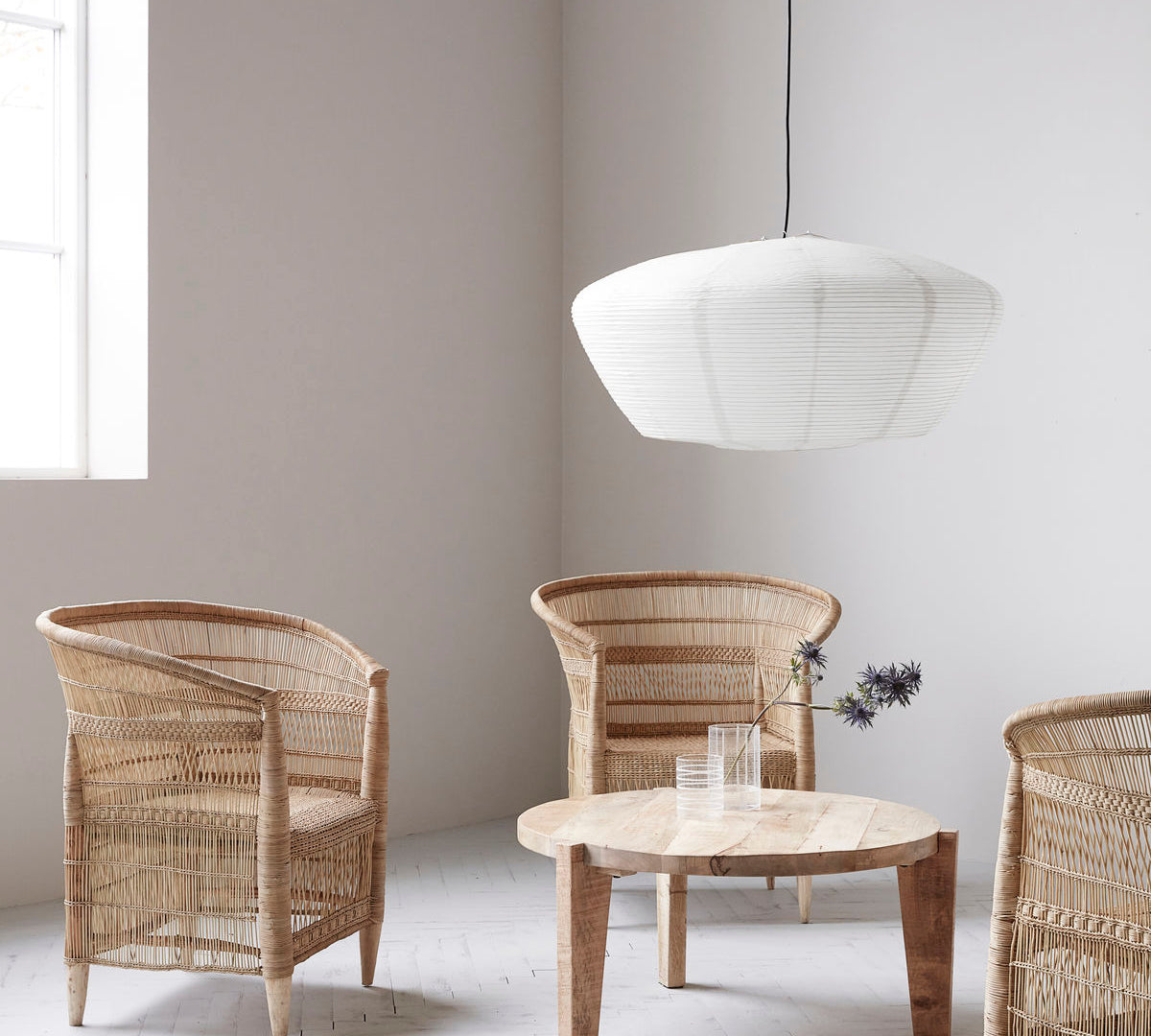 Rice paper lampshade by House Doctor 