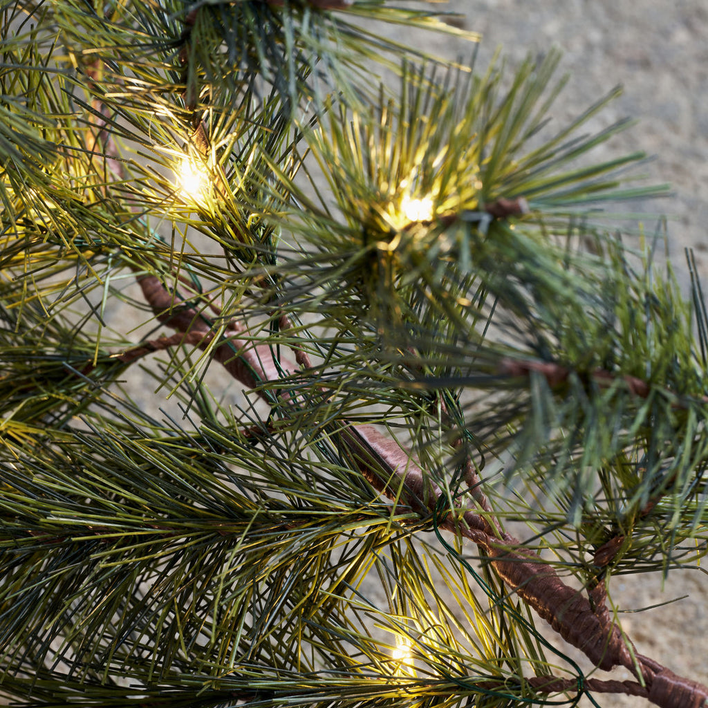 Christmas Garland Spruce with LED Lights