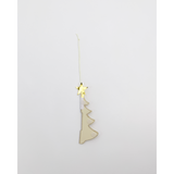 White Paper Christmas Tree Table Decoration Set 