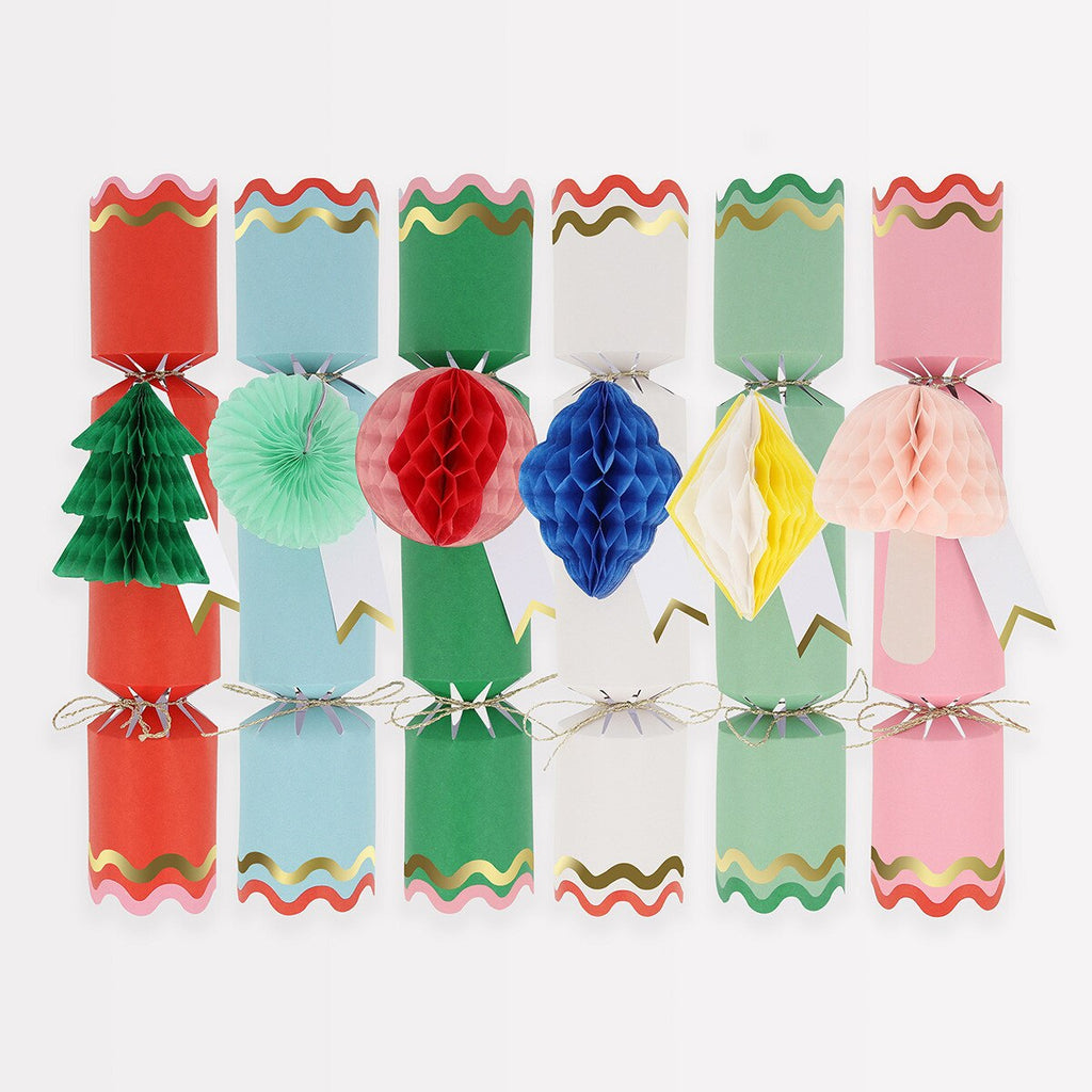 Honeycomb Christmas Crackers by Meri Meri