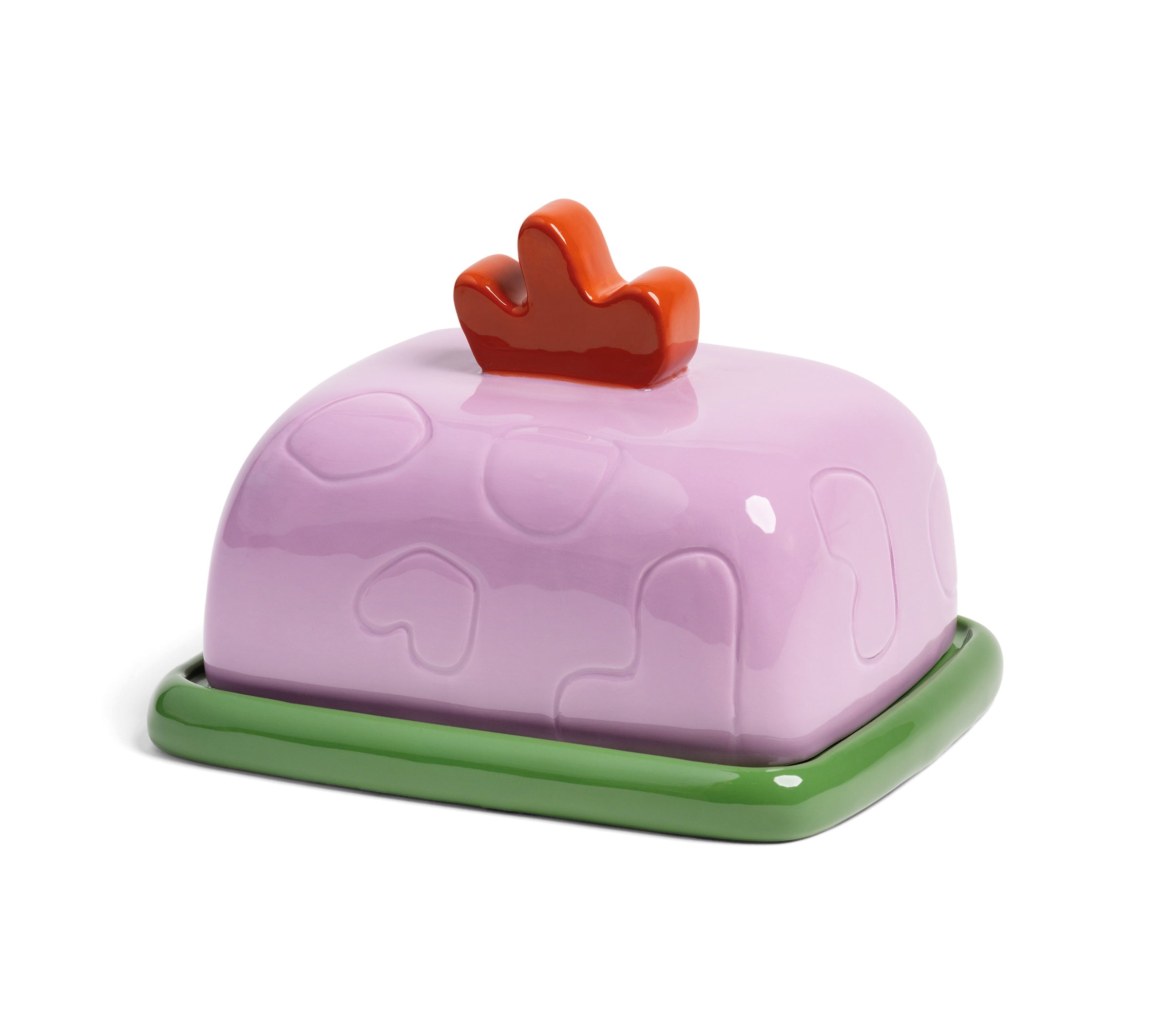 Butter Dish Sketch in Lilac by Klevering