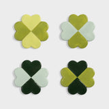 Green clover Coaster Set of 4 by &Klevering 