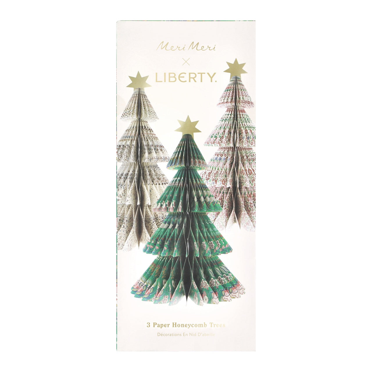 Liberty Print Honeycomb Christmas Trees