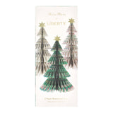 Liberty Print Honeycomb Christmas Trees