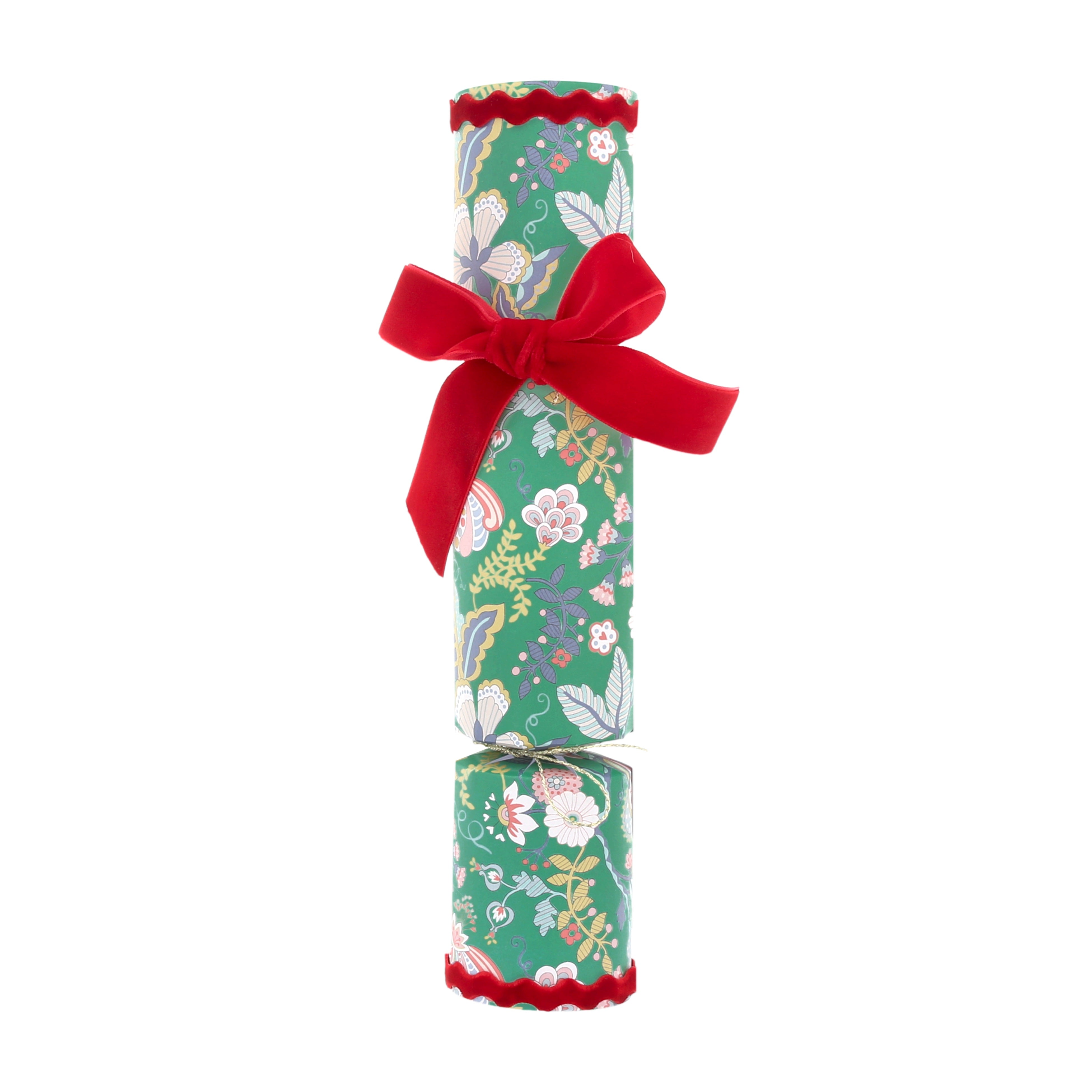 Green Liberty Christmas Crackers by Meri Meri