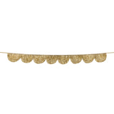 Gold Tinsel Scallop Garland by Meri Meri