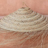 Parasol Pendant Lamp in Braided Straw