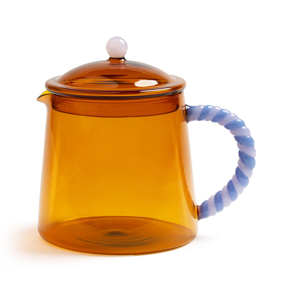 Glass Teapot Amber by & Klevering