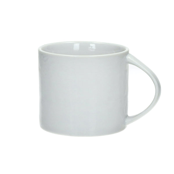 Crumple White Mug Porcelino by Pomax
