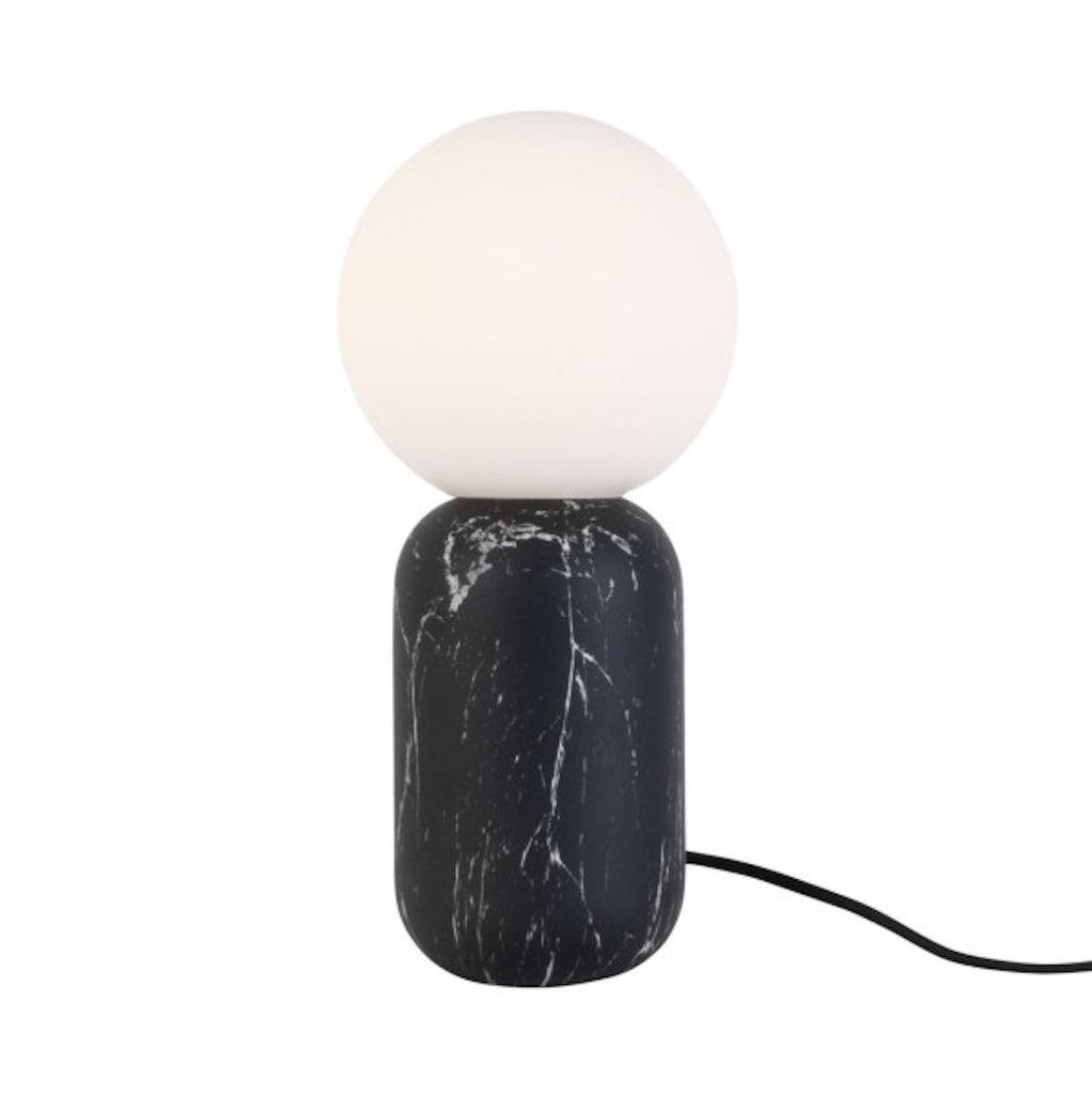 Gala Black Marble Table Lamp