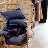 Blue Velvet Cushion by Vivaraise