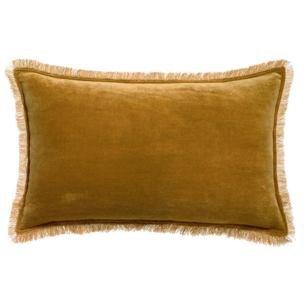 bronze velvet cushion