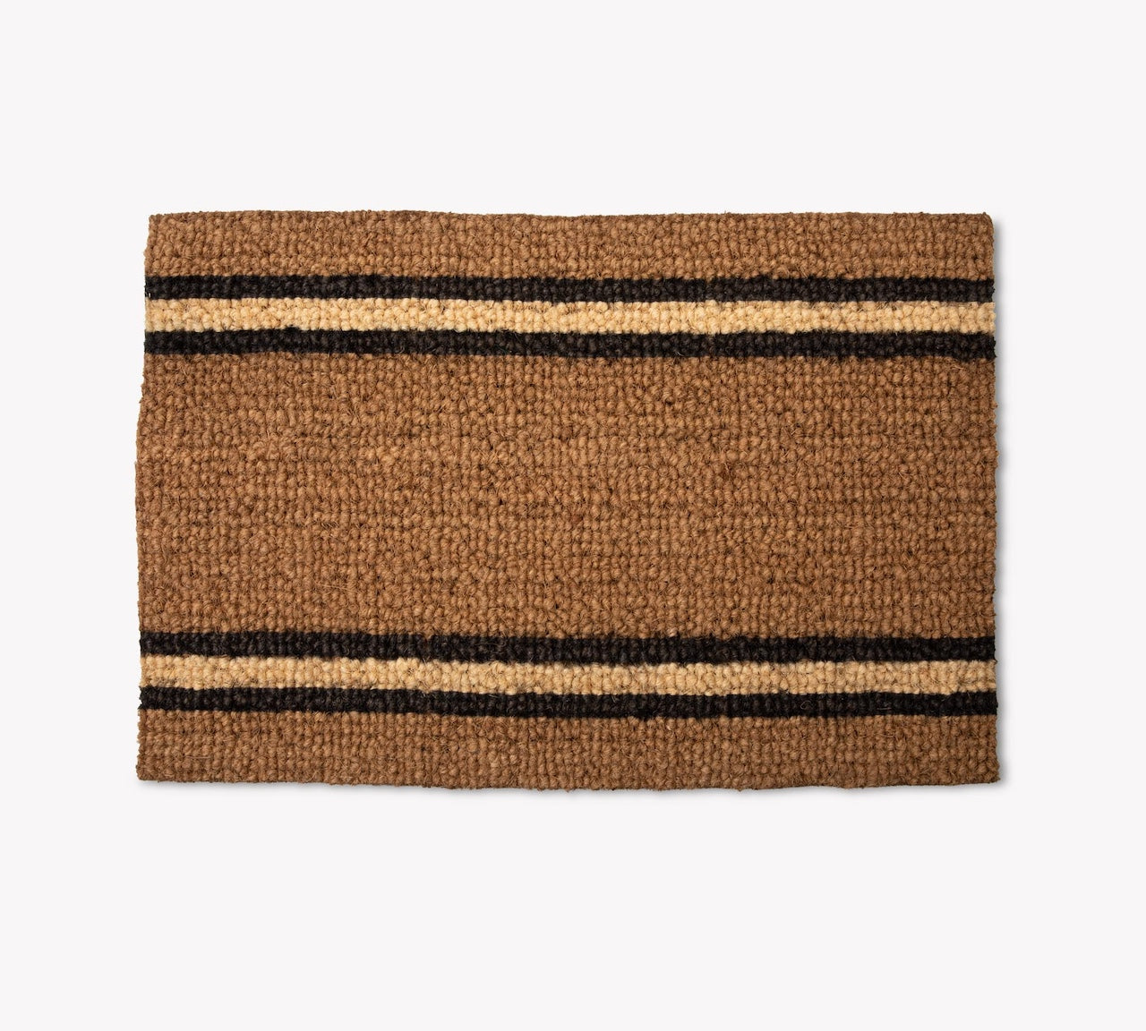Hartford Stripe Door Mat Antique Brown by Garden Trading