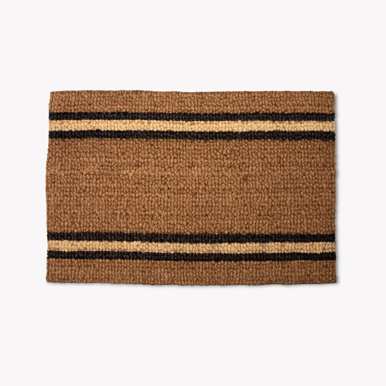 Hartford Stripe Door Mat Antique Brown by Garden Trading