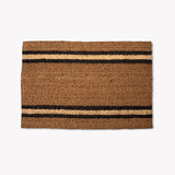 Hartford Stripe Door Mat Antique Brown by Garden Trading