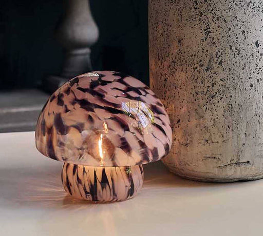 Portable Table Lamp in black and white