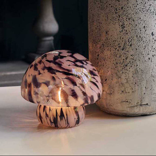 Portable Table Lamp in black and white