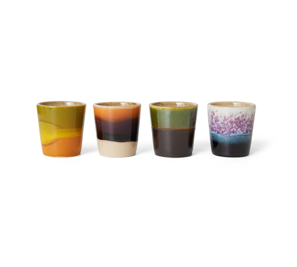 70's Ceramic Egg Cups by HKLIVING