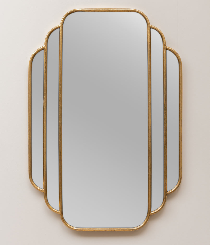 Art Deco style gold mirror 