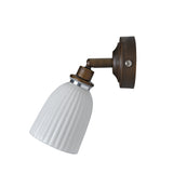 Alma bathroom wall light in bronze by Garden Trading
