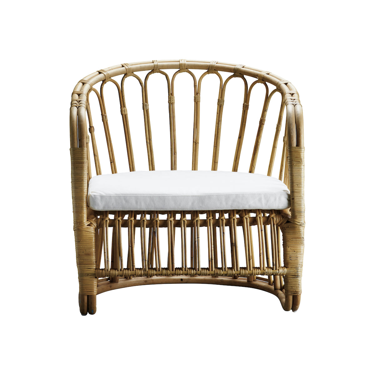 Boho rattan lounge chair by Tine K